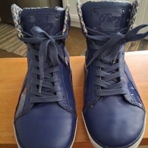 Pastry Pot Tart Royal Blue High-Top Sneakers